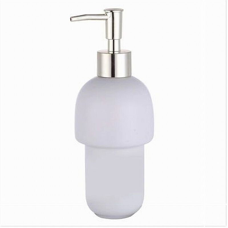 foto del prodotto trade shop traesio cleafe dispenser porta sapone liquido 59347 per attacco a muro ricambio accessori bagno 