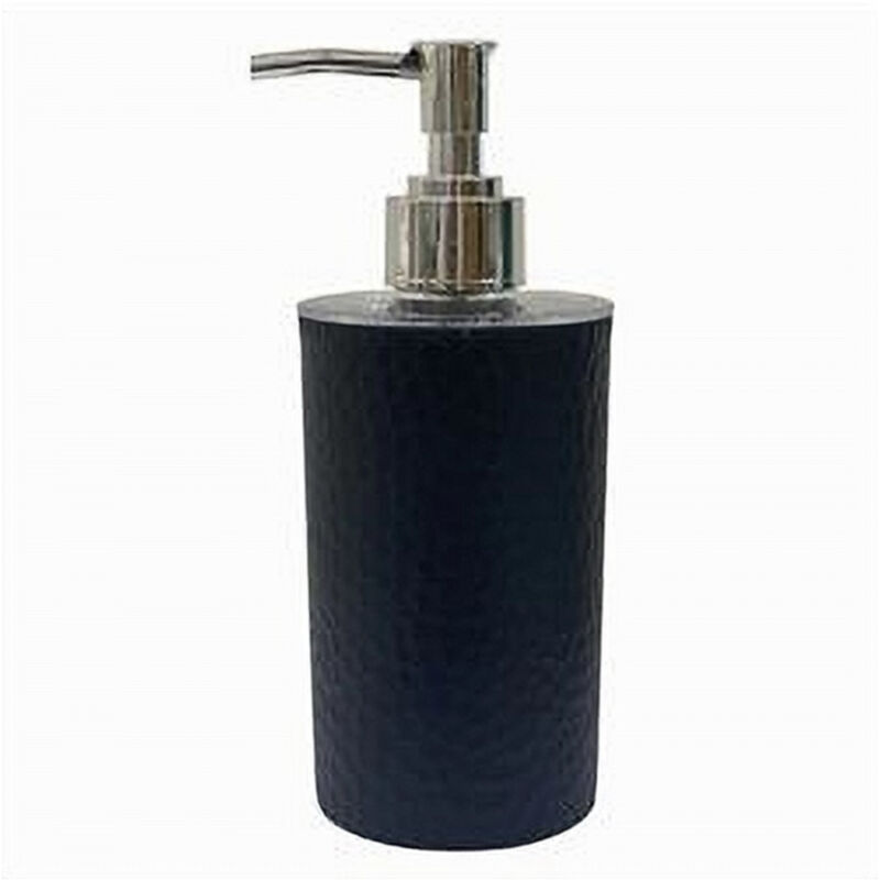 foto del prodotto trade shop traesio cleafe dispenser sapone liquido bagno per lavandino nero accessori arredo bagno 79181 