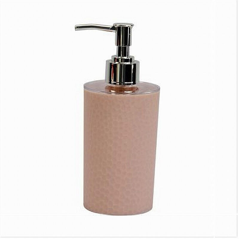 foto del prodotto trade shop traesio - cleafe - dispenser sapone liquido bagno per lavandino rosa accessori arredo bagno 79781 -