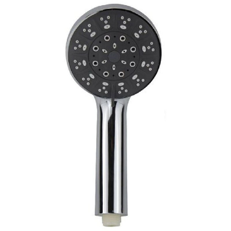 foto del prodotto trade shop traesio - cleafe - doccetta doccino bagno soffione doccia cornetta rotondo moderno 10 x 22 cm 69064 -