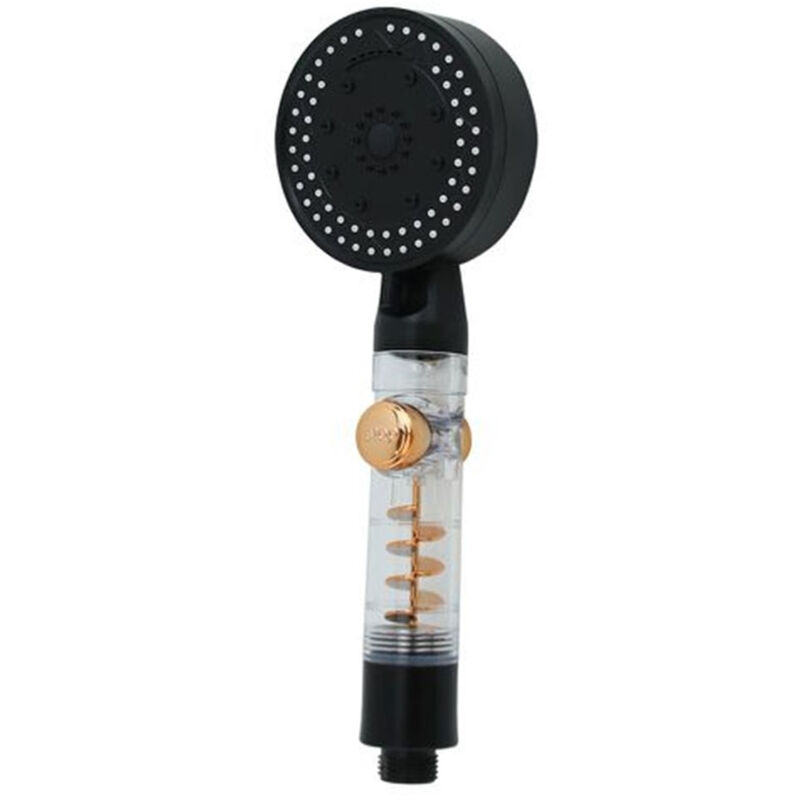 foto del prodotto trade shop traesio cleafe doccetta multigetto soffione doccia bagno con pulsante stop ventola a spirale 87529 