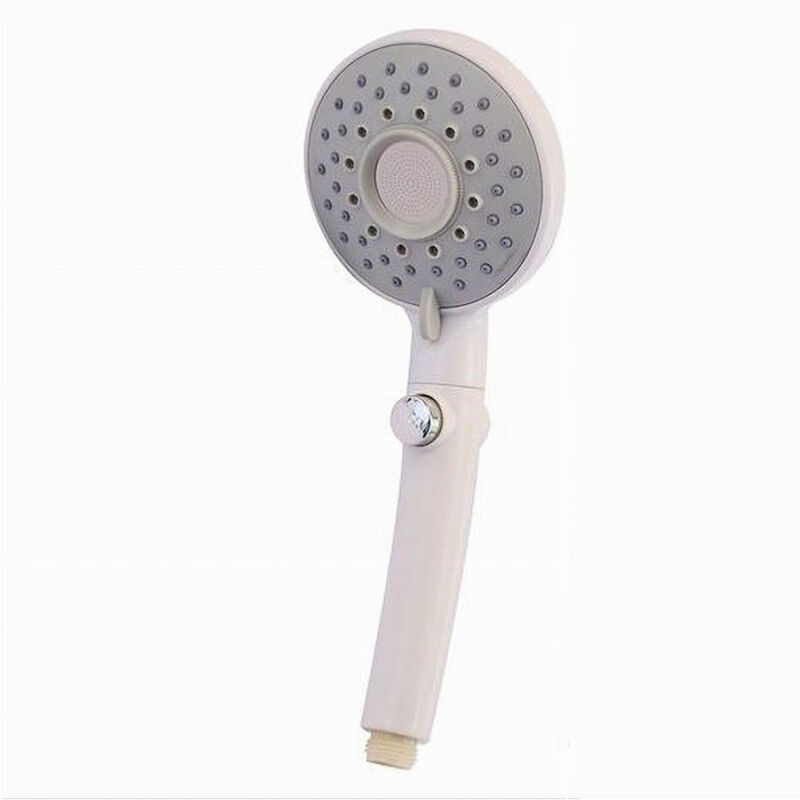 foto del prodotto trade shop traesio cleafe doccetta soffione doccia multigetto con pulsante rotondo moderno 10.5x27cm 79702 