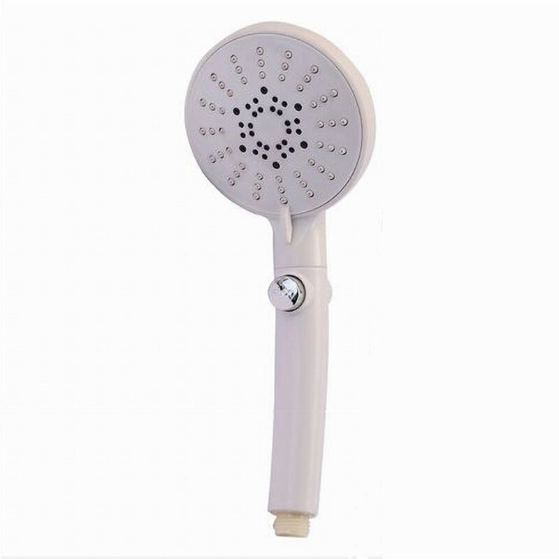 foto del prodotto trade shop traesio cleafe doccetta soffione doccia multigetto rotondo moderno 10.5x27cm con pulsante 79700 