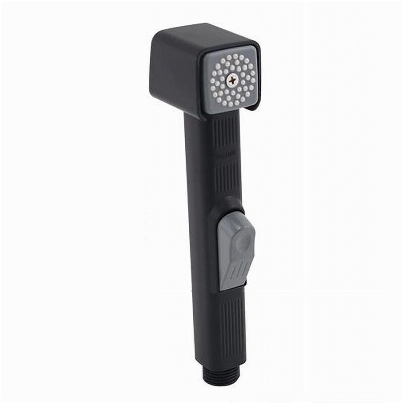 foto del prodotto trade shop traesio cleafe doccetta spruzzatore per bidet wc doccia shattaf pulizia 18cm nero squdrato 87550 
