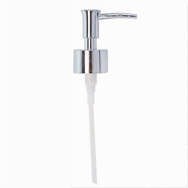 foto del prodotto trade shop traesio cleafe erogatore dosa sapone liquido dispenser pompa ricambio argento universale 79817 
