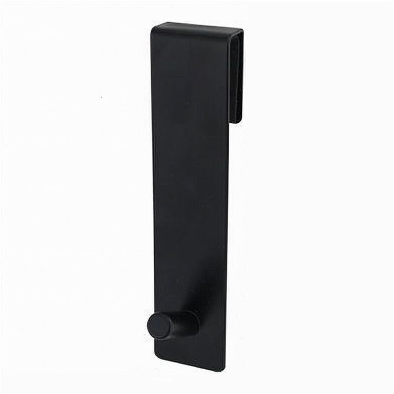 foto del prodotto trade shop traesio cleafe gancio per box doccia appendi asciugamano accappatoio bagno 4x13.5 cm nero 87769 