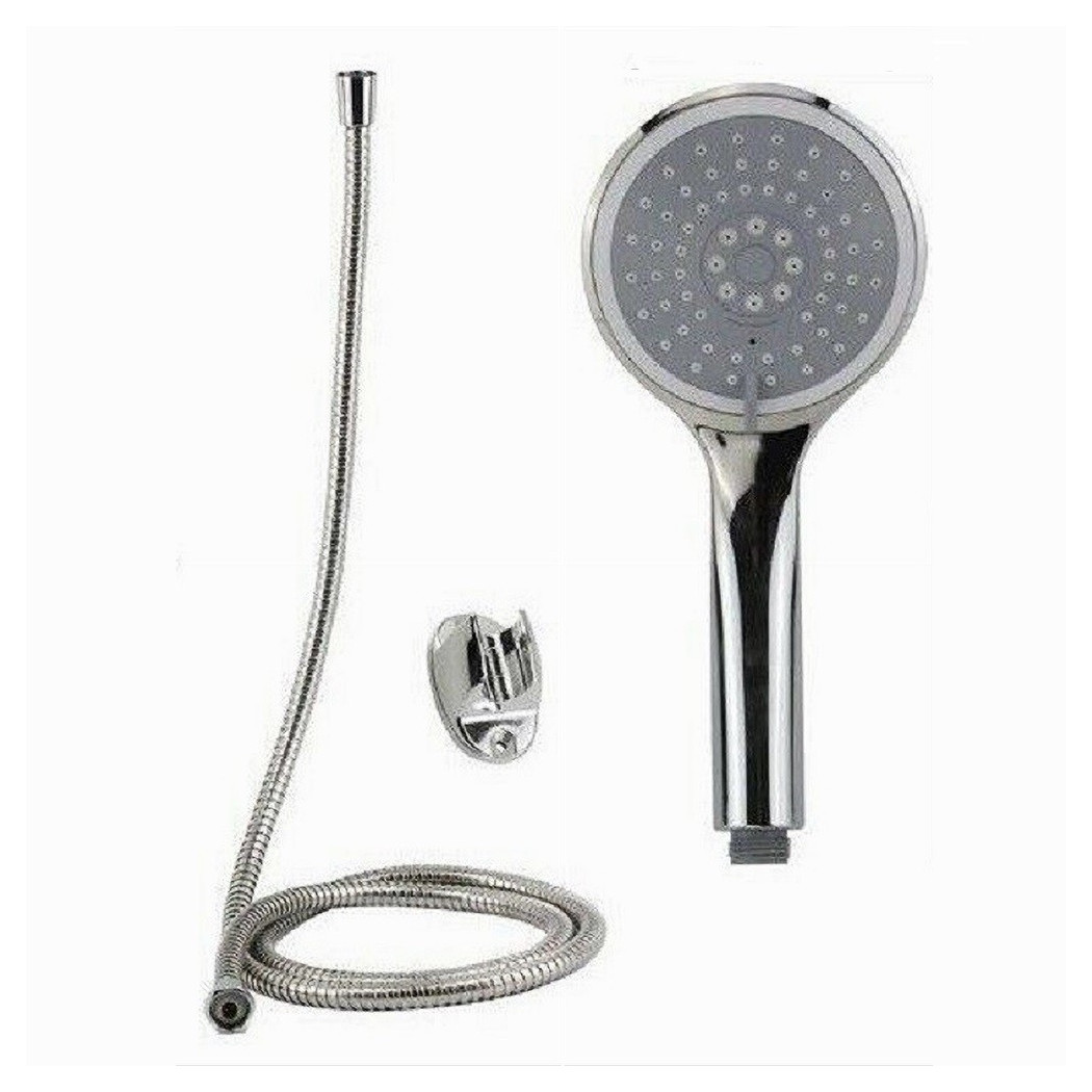 foto del prodotto trade shop traesio cleafe kit bagno doccetta doccino multigetto soffione doccia laccio 1,8mt staffa 69094 
