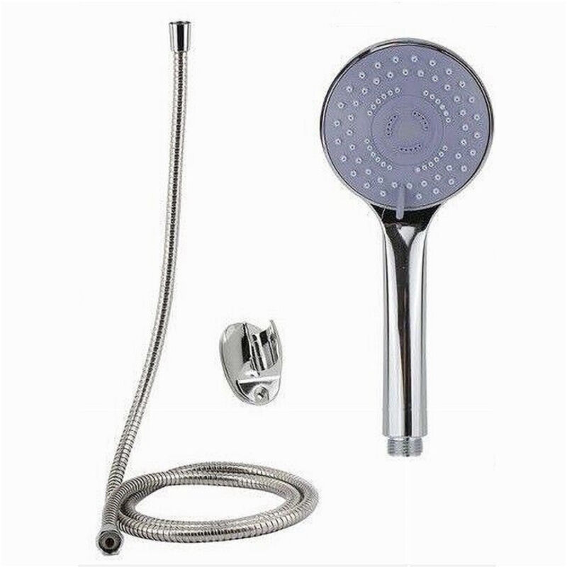 foto del prodotto trade shop traesio cleafe kit bagno doccetta doccino soffione doccia multigetto laccio 1,8 mt staffa 69055 