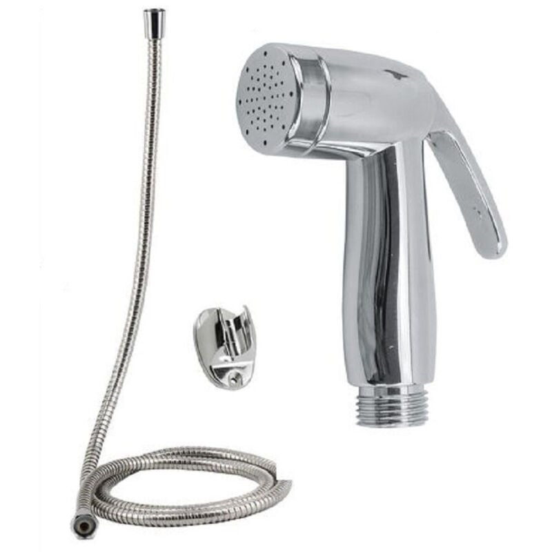 foto del prodotto trade shop traesio - cleafe - kit doccetta doccino bidet bidè intimo anziani disabili laccio staffa 69308 -