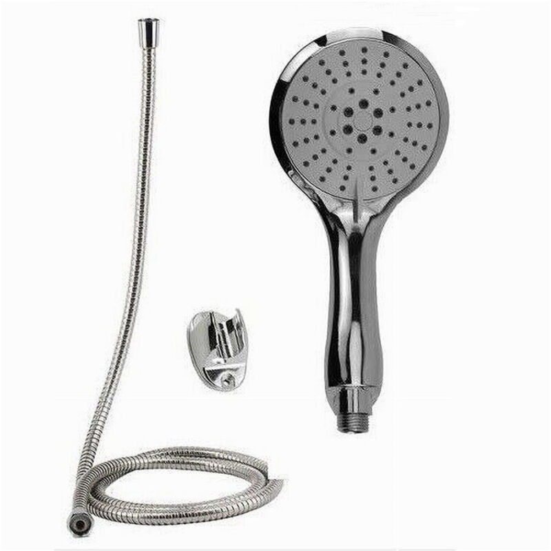 foto del prodotto trade shop traesio cleafe kit doccetta doccino multigetto soffione doccia bagno laccio 1,8 mt staffa 69332 