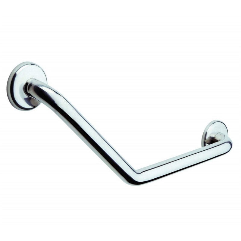 foto del prodotto trade shop traesio cleafe maniglia angolare per vasca maniglione acciaio barra appoggio bagno doccia anziani 