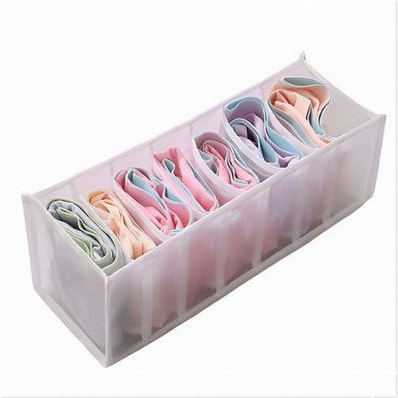 foto del prodotto trade shop traesio cleafe organizer organizzatore per armadio cassetti mobile pieghevole 7 scomparti 87407 