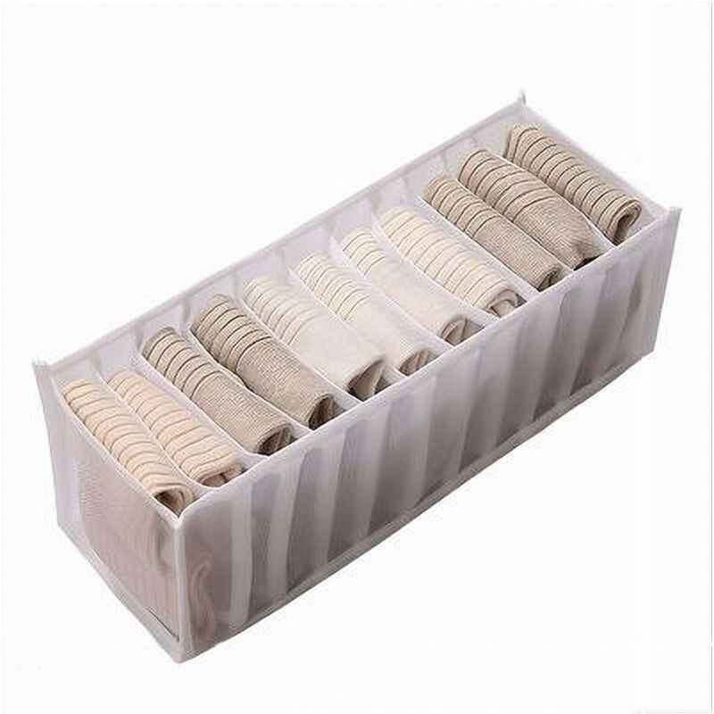 foto del prodotto trade shop traesio cleafe organizer organizzatore per armadio cassetti pieghevole con 9 scomparti 87408 
