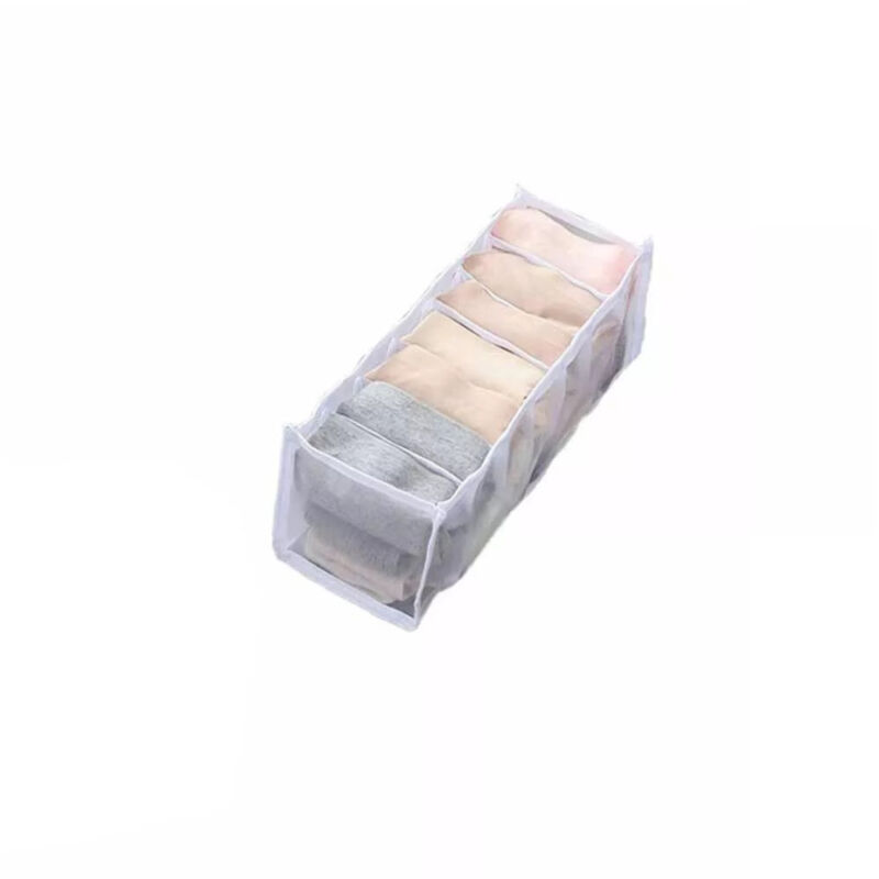 foto del prodotto trade shop traesio cleafe organizer per cassetti 7 scomparti tessuto biancheria intima salvaspazio 59978 