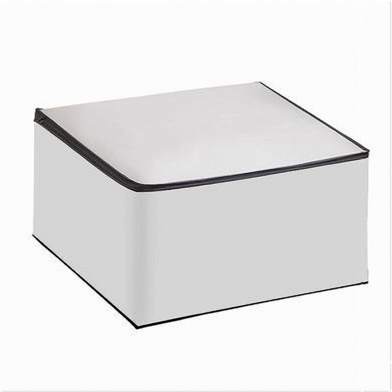 foto del prodotto trade shop traesio cleafe organizer per vestiti scatole pieghevoli salvaspazi contenitore 45x45x20cm 87419 