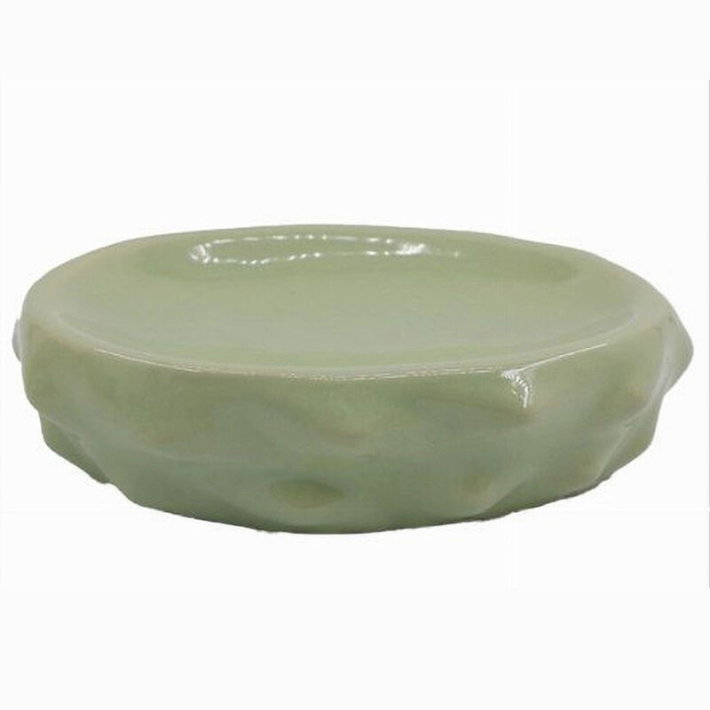 foto del prodotto trade shop traesio cleafe piattino per sapone porta saponetta verde effetto cactus accessorio bagno 79935 