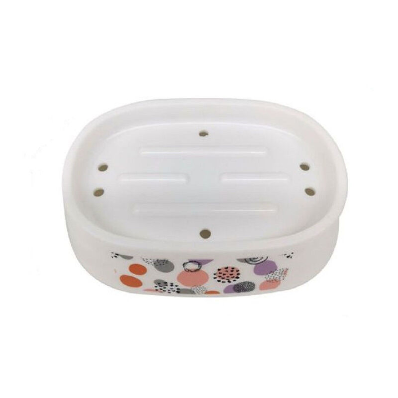 foto del prodotto trade shop traesio cleafe piattino porta sapone saponetta accessorio arredo bagno con sfere astratte 87084 
