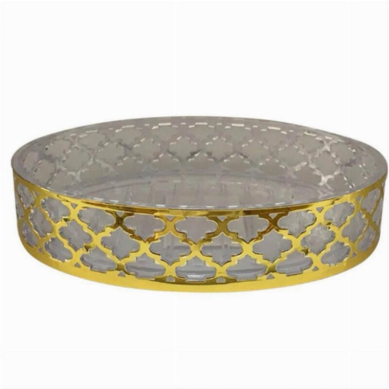 foto del prodotto trade shop traesio cleafe piattino porta sapone saponetta accessorio bagno oro stile baracco arredo 59105 