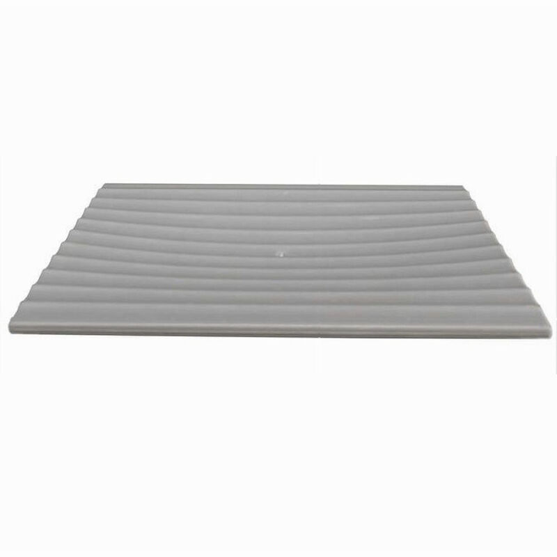 foto del prodotto trade shop traesio cleafe piatto piattino porta sapone saponetta arredo bagno grigio decoro pliss 59091 