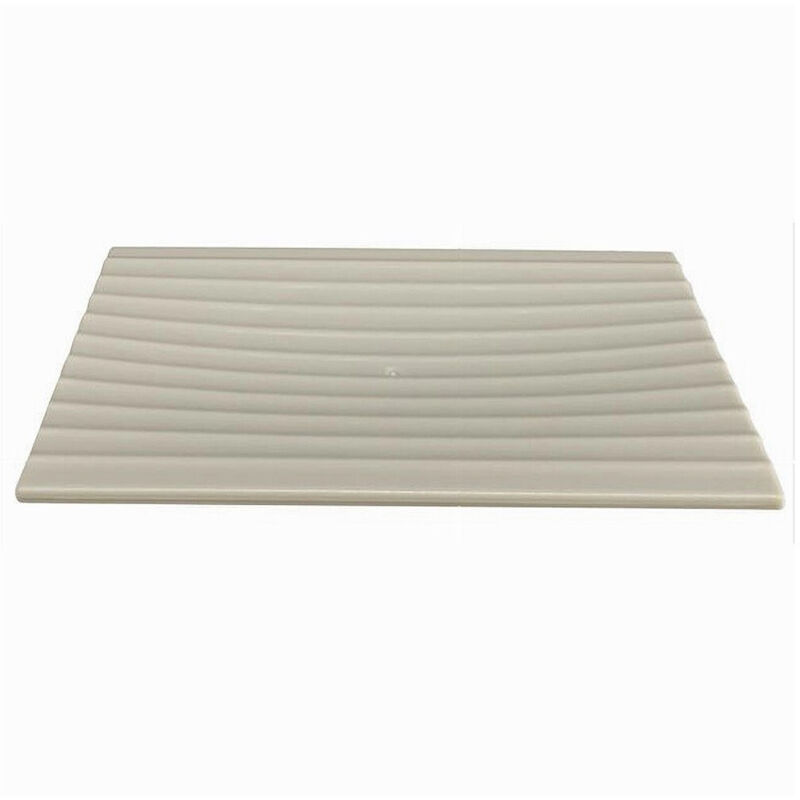 foto del prodotto trade shop traesio cleafe piatto piattino porta sapone saponetta arredo da bagno beige decoro pliss 59095 