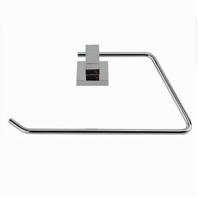 foto del prodotto trade shop traesio cleafe porta asciugamano asciugamani doppio fissaggio a parete bagno square 23cm 59182 