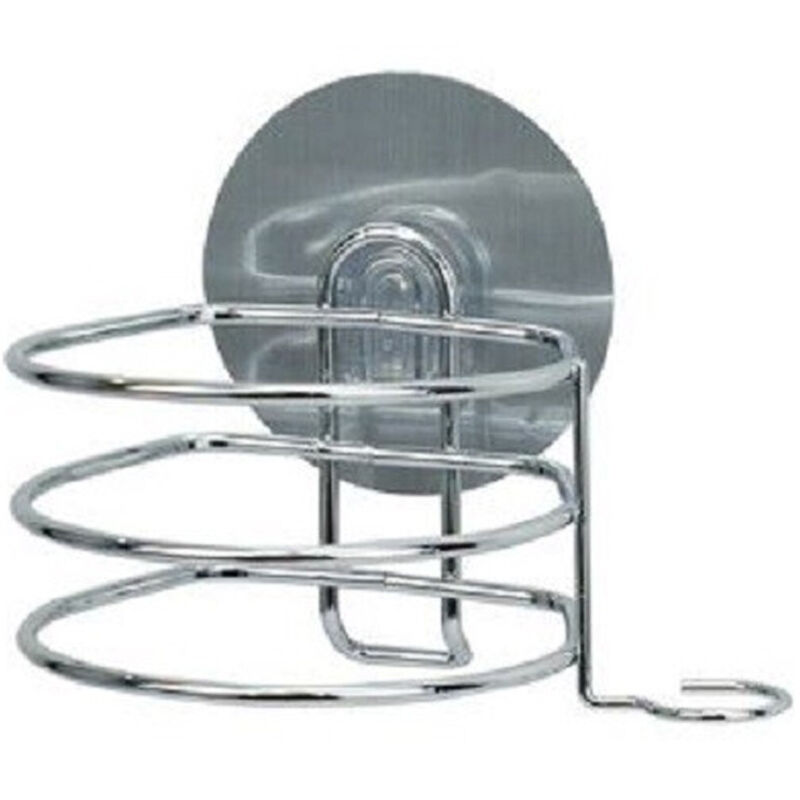 foto del prodotto trade shop traesio cleafe porta phon asciugacapelli supporto a parete bagno con biadesivo gancio 79836 