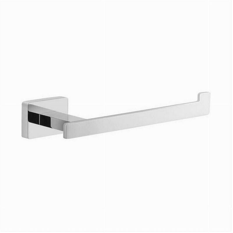 foto del prodotto trade shop traesio cleafe porta rotolo moderno da muro in acciaio lucido 18cm accessori arredo bagno 87217 