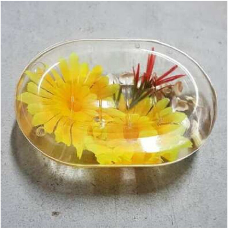 foto del prodotto trade shop traesio cleafe porta sapone portasapone decorato fiore girasole bagno accessorio 52379 