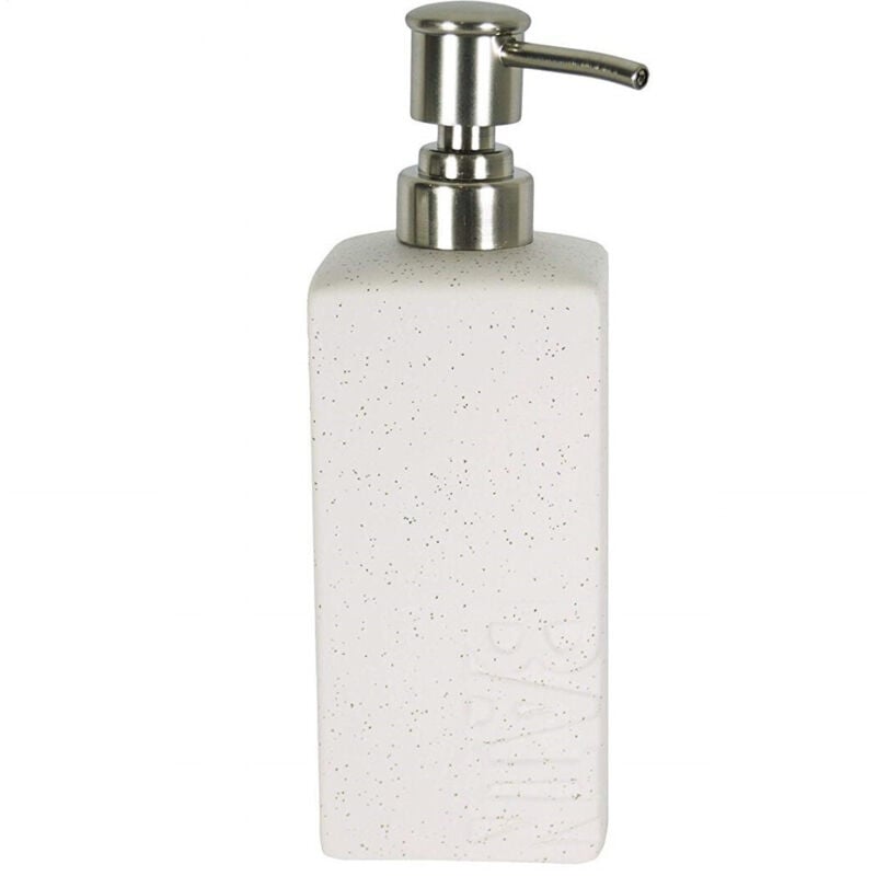 foto del prodotto trade shop traesio cleafe portasapone in ceramica porta sapone bain 10355 trama 21cm dispenser sapone 