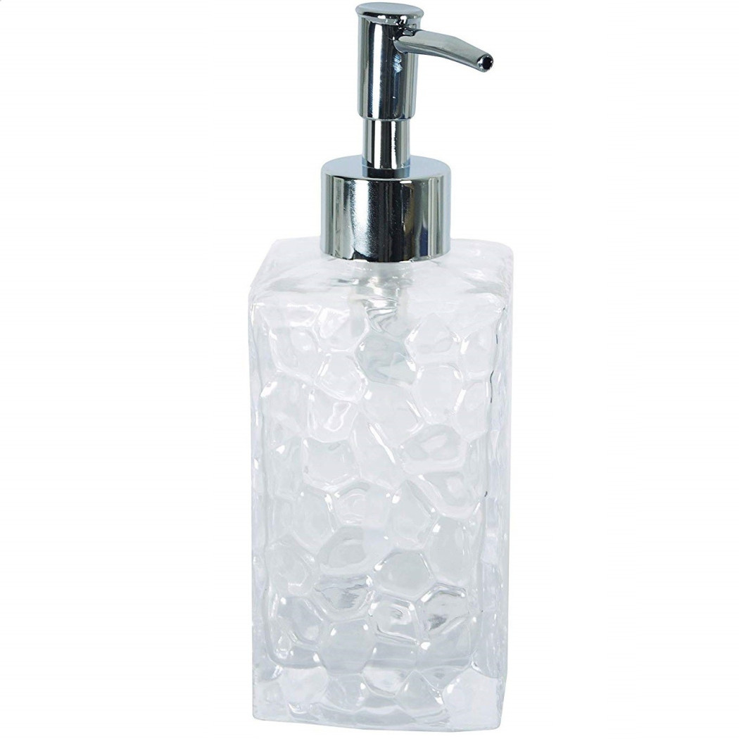 foto del prodotto trade shop traesio cleafe portasapone rettangolare cristallo porta sapone 10362 dispenser sapone 