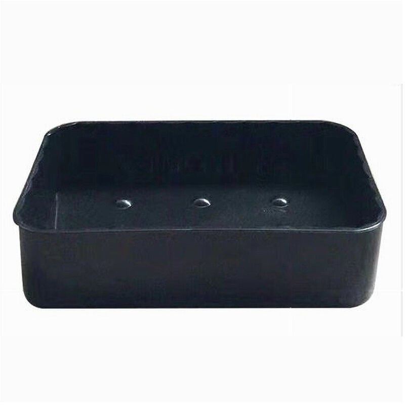 foto del prodotto trade shop traesio cleafe portasapone saponetta da bagno rettangolare nero rigato accessorio arredo 79196 