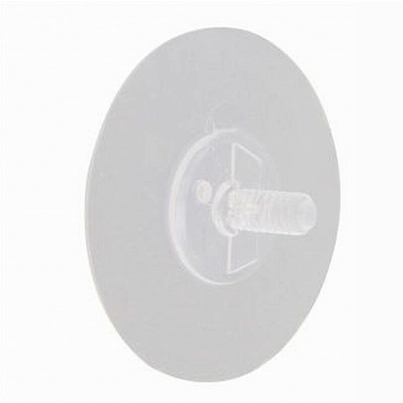 foto del prodotto trade shop traesio cleafe ricambio per ventosa satinata trasparente da parete 6.5cm forte aspirazione 59538 