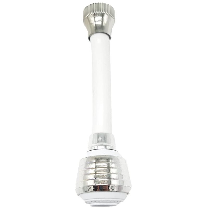 foto del prodotto trade shop traesio cleafe rompigetto per lavello prolunga adattatore rubinetto per cucina bagno bianco 87152 