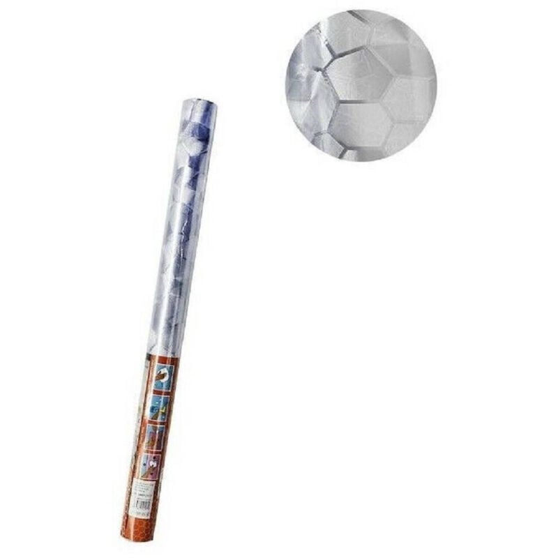 foto del prodotto trade shop traesio - cleafe - rotolo pellicola finestre decorativa opaca esagoni 45cmx2m adesiva vetro 10105 -