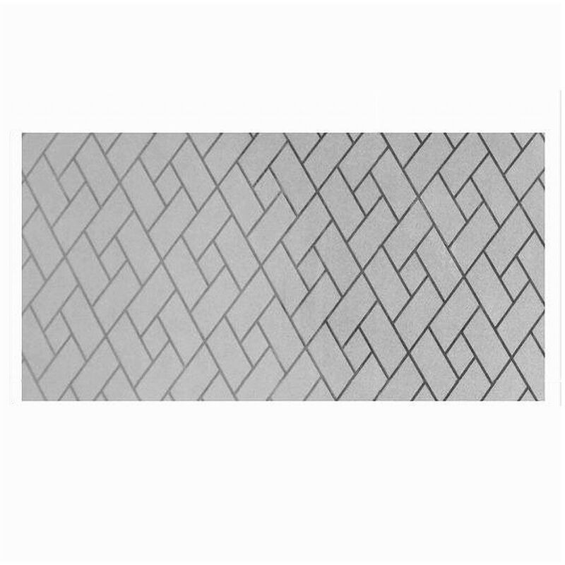foto del prodotto trade shop traesio cleafe rotolo pellicola finestre decoro mattoni obliqui 2d 45x200cm adesiva vetro 10113 