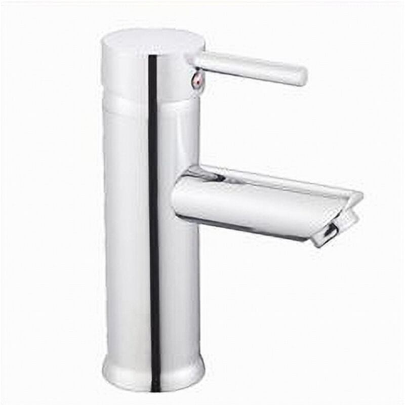 foto del prodotto trade shop traesio cleafe rubinetto bagno cromato lucido miscelatore orientabile lavabo a canna bassa 87386 