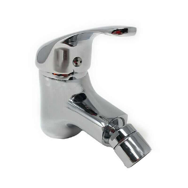 foto del prodotto trade shop traesio cleafe rubinetto bidet miscelatore monoleva regolabile monocomando bagno cromato 69599 
