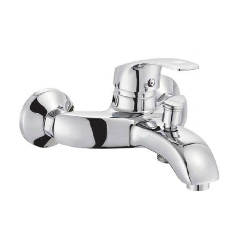 foto del prodotto trade shop traesio cleafe rubinetto miscelatore per vasca a muro doccia monocomando modello napoli 52329a 
