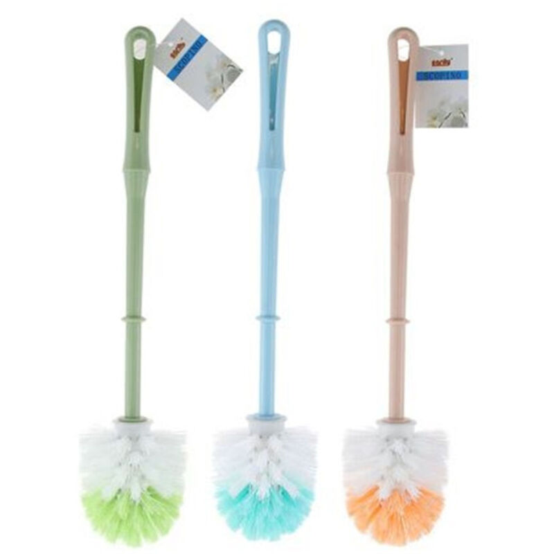 foto del prodotto trade shop traesio cleafe scopettino scopino ricambio spazzolino per water wc bagno colori assortiti 87269 