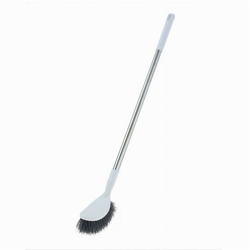 foto del prodotto trade shop traesio cleafe scopino spazzola wc bagno pulizia profonda con manico lungo gancio 64 cm 87622 