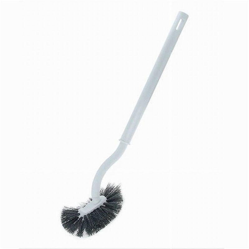 immagine 0 del prodotto trade shop traesio cleafe scopino wc curvo spazzola con manico foro per pulizia toilette bagno 41 cm 87620 