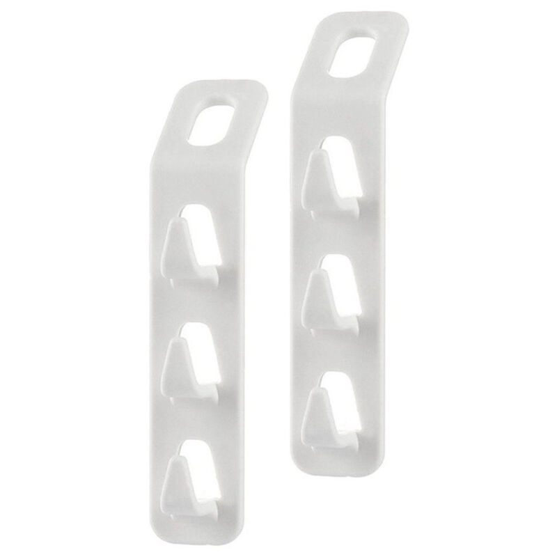 foto del prodotto trade shop traesio cleafe set 2 pz connettori appendiabiti salvaspazio per armadio grucce a 3 ganci 87356 