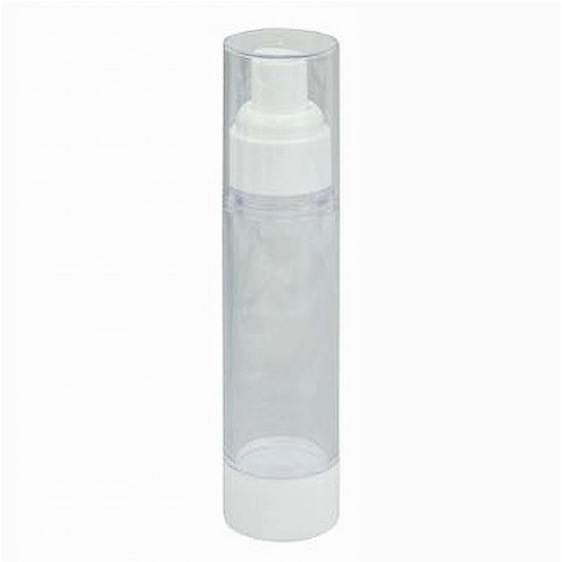 foto del prodotto trade shop traesio cleafe set 2pz bottiglia da viaggio vuota flacone per pompa airless a spray 50 ml 79405 
