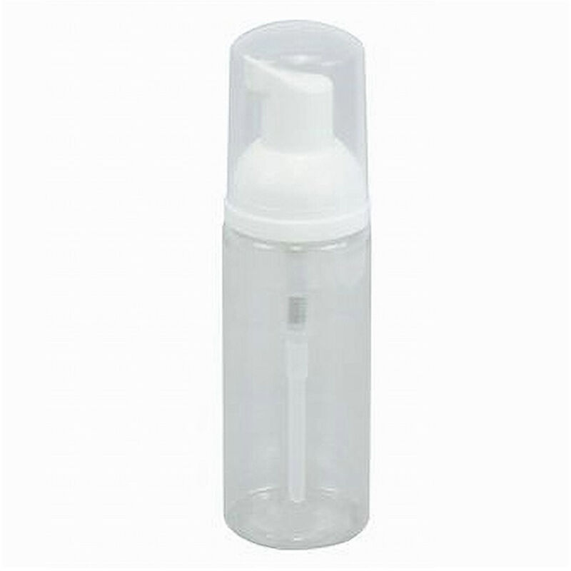 foto del prodotto trade shop traesio cleafe set 2pz bottiglia viaggio trasparente dispenser di sapone schiumogeno 60ml 79413 