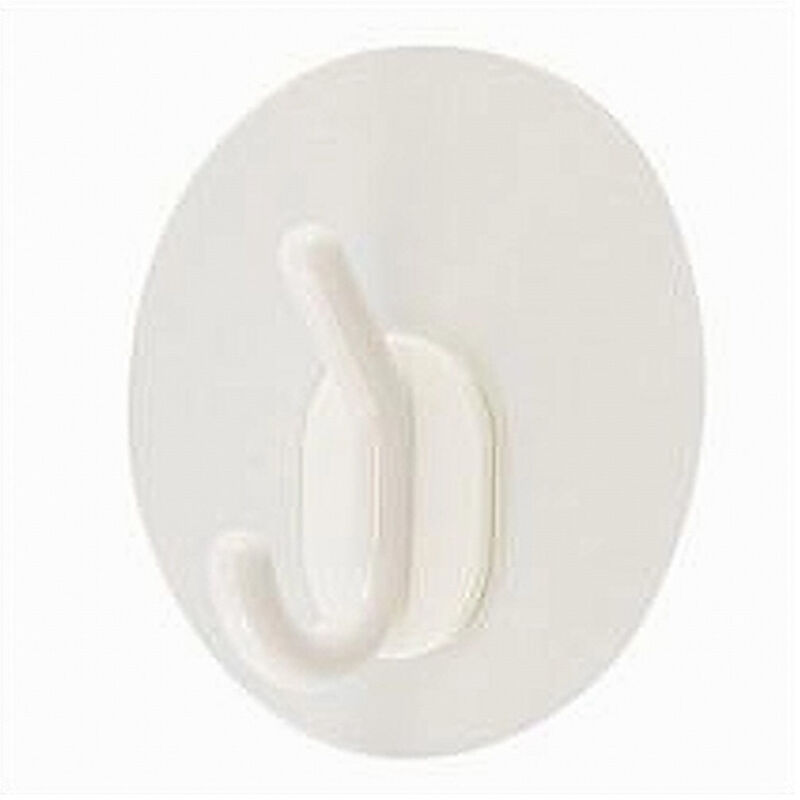 foto del prodotto trade shop traesio cleafe set 2pz ganci adesivi appendino doppio parete bagno cucina casa attaccapanni 87364 
