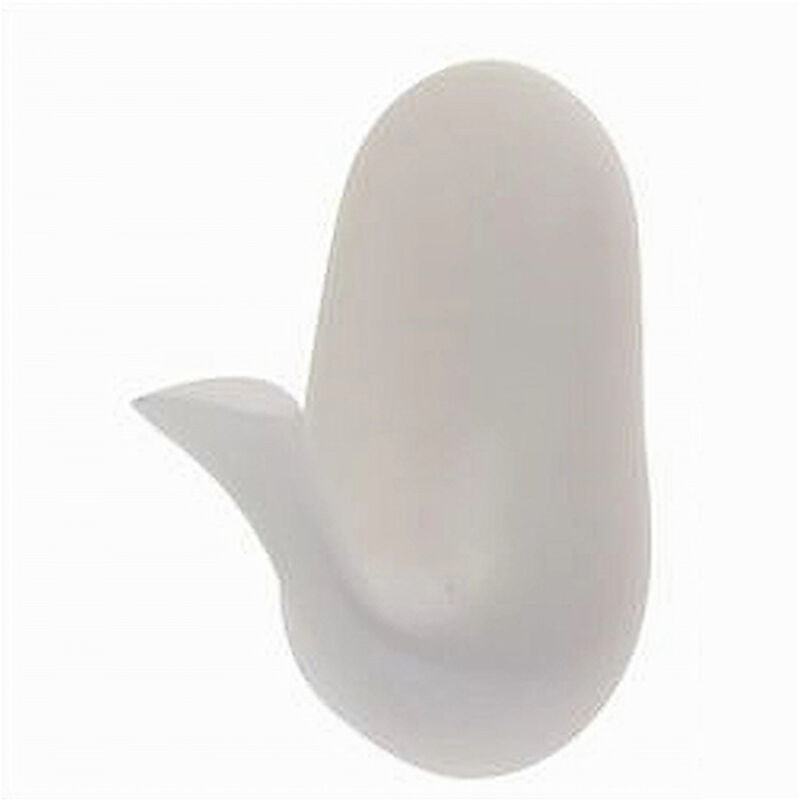 foto del prodotto trade shop traesio cleafe set 2pz ganci appendini adesivi bianco parete casa cucina bagno attaccapanni 87017 
