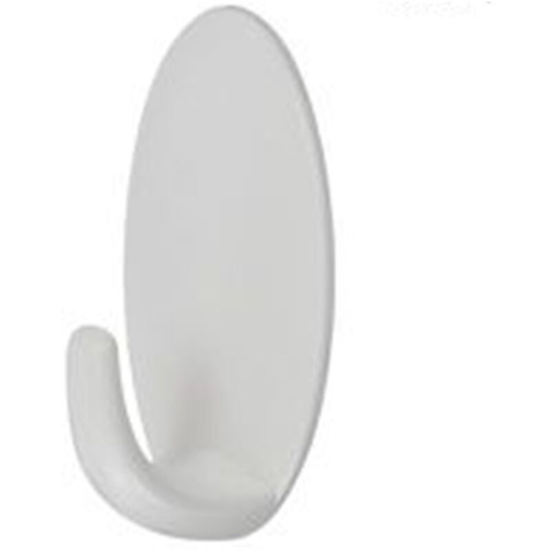 foto del prodotto trade shop traesio cleafe set 2pz ganci appendini adesivi parete casa cucina bagno attaccapanni ovali 59676 