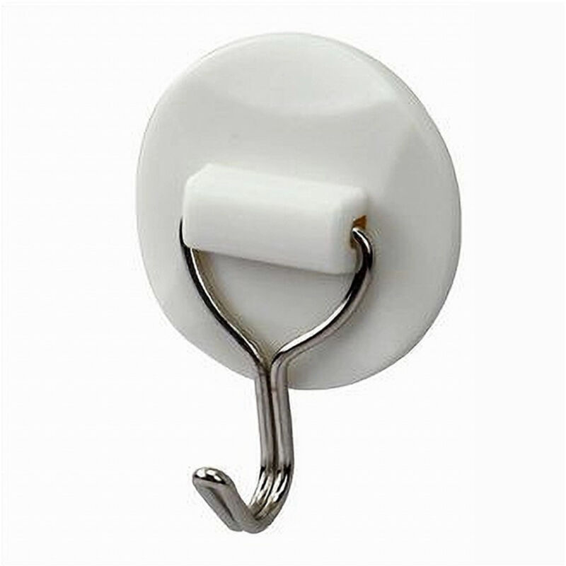 foto del prodotto trade shop traesio cleafe set 3 ganci appendini adesivi parete casa cucina bagno attaccapanni tondi 79343 