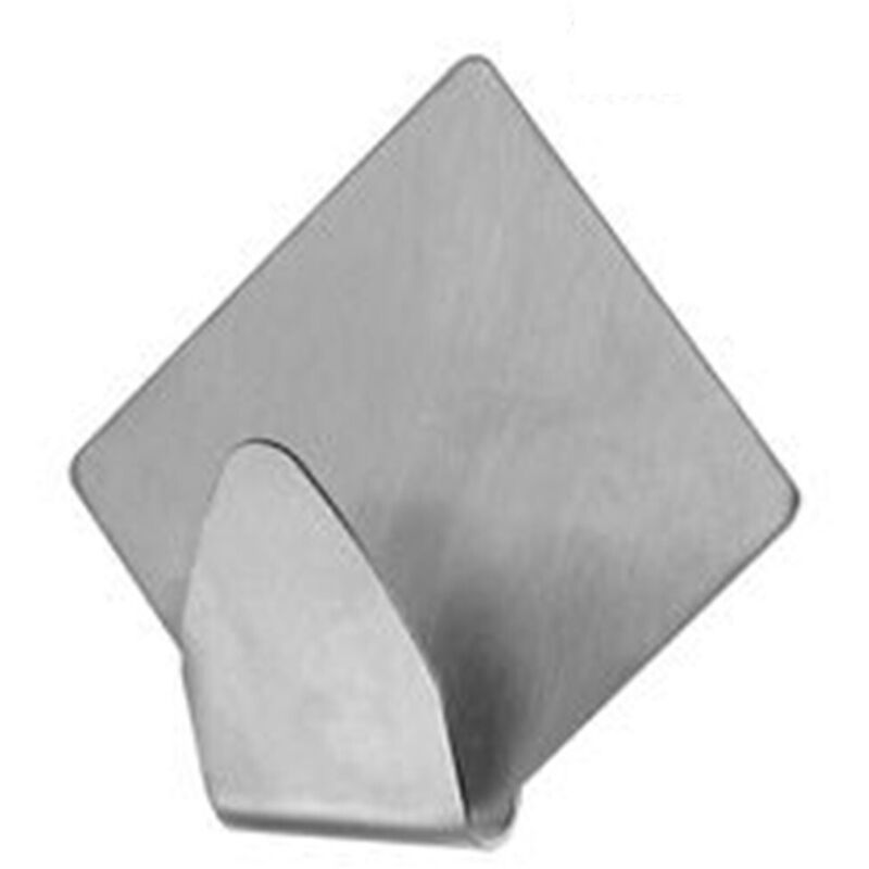 foto del prodotto trade shop traesio cleafe set 4pz ganci appendini adesivi parete casa cucina bagno attaccapanni rombi 59664 