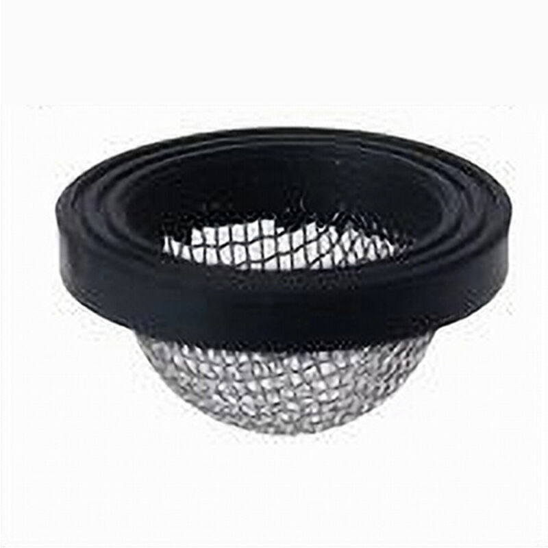foto del prodotto trade shop traesio cleafe set 6pz guarnizioni in gomma nera con filtro a rete convessa in acciaio 1 2 52445 